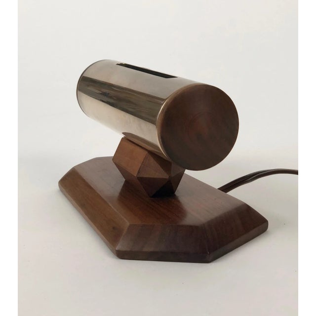 Brown Night Light with Spiders Engraved in Acrylic Glass, 1960s For Sale - Image 8 of 14