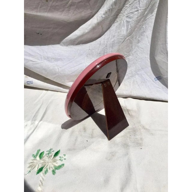 Italian Photo Frame in Pink Lacquered Wood, Italy, 1980s For Sale - Image 3 of 10