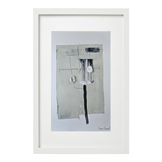 One-of-a-Kind Contemporary Abstract Original Neutral Color Palette Oil Painting / Earth Tones For Sale