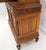 Solid Carved Teak Antique Two Part Cupboard Cabinet with Unique Feature For Sale - Image 9 of 11