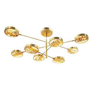 Mars Sistema Solare Chandelier by Silvio Piattelli For Sale
