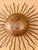 Spanish Solar Crown Sunburst Wall Light in Gilt Metal, 1950s For Sale - Image 3 of 10
