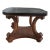 Mid 20th Century Henredon Slate Top Accent Table With Carved Oak Scroll Base For Sale