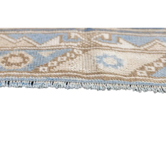 Fine Antique Turkish Oushak Wool Rug 6'6'' X 9'7'' For Sale - Image 4 of 12