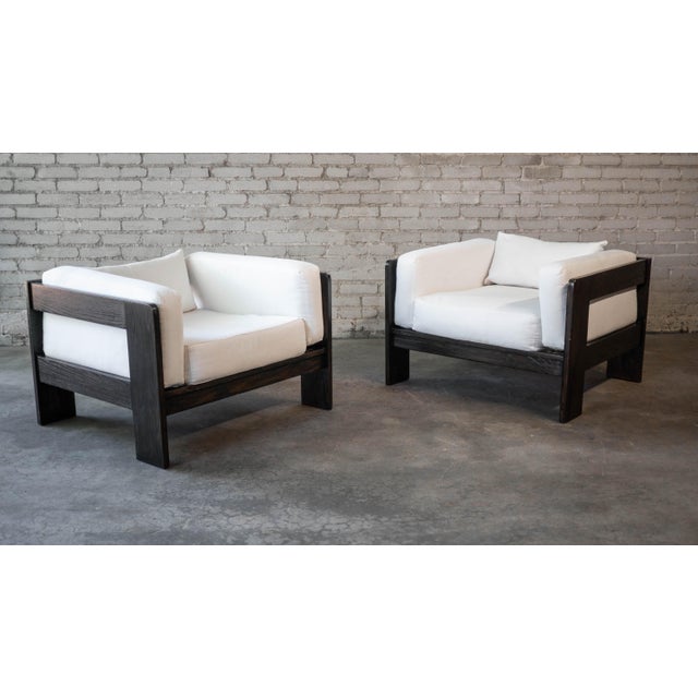 Mid-Century Modern Vintage Attributed to Tobia Scarpa for Knoll 'Bastiano' Attributed Chairs - A Pair For Sale - Image 3 of 18