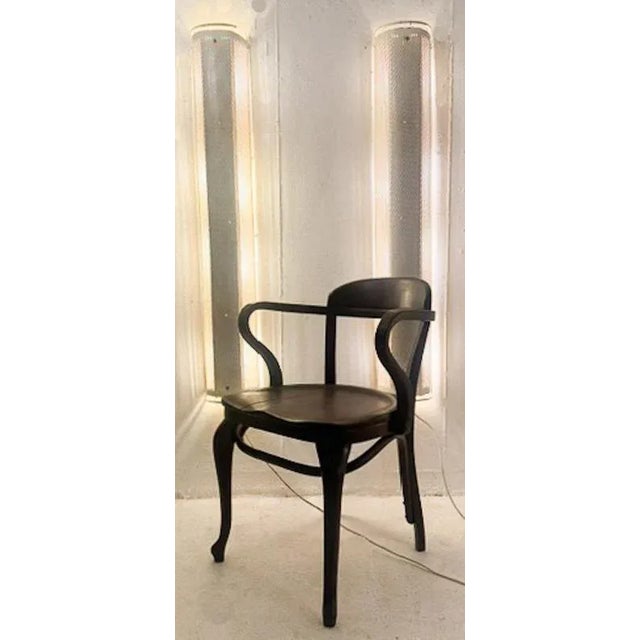 White Perforated Metal Wall Lights, 1980, Set of 2 For Sale - Image 10 of 11