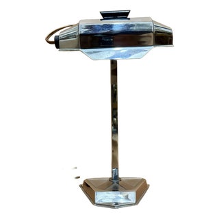 Vintage Art Deco Table Lamp in Bronze, 1920s For Sale