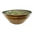 Antique Italian Hand-Hammered Copper Bowl With Verdigris Patina For Sale