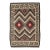 Vintage Navajo Oriental Handmade Wool Red, Black & Ivory Rug For Sale