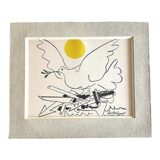 1962 Pablo Picasso Lithograph Colombe De l'Avenir Ou Les Armes à La Féraille For Sale