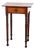 Antique Sheraton Mahogany & Birds Eye Maple Side Stand With Rope-Twist Legs For Sale