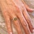 Green Natural Sapphire Diamond Ring 6.5 14k WG 2.89 TCW Certified For Sale - Image 8 of 18