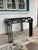 French 1920s Deco Style Cast Iron Glass Top Table For Sale - Image 3 of 10