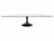 Metal Rh Aero Stone Rectangular Dining Table – 120" | Italian Carrara Marble Top | Cast Iron Pedestal Base For Sale - Image 7 of 18