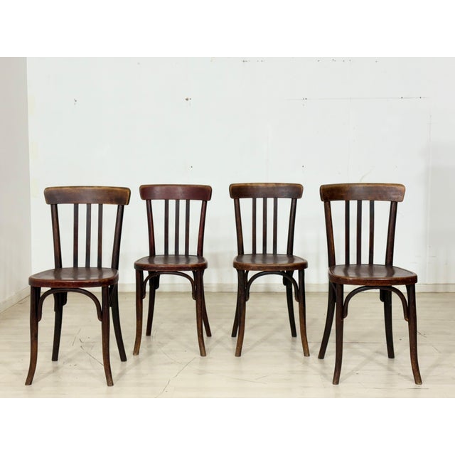 Oak Dining Chairs, Set of 4 For Sale - Image 6 of 11