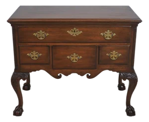 Kittinger Cw-19 Colonial Williamsburg Mahogany Lowboy