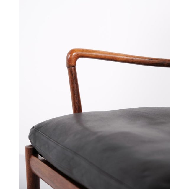 Colonial OW149-2 2-Seater Sofa in Rosewood attributed to Ole Wanscher for P. Jeppesen, 1960s For Sale - Image 10 of 18