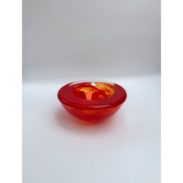 Glass Kosta Boda Atoll Bowl by Anna Ehrner For Sale - Image 7 of 10