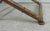 Campaign Vintage Gold Gilt Faux Bamboo Campaign X Base End Table Italian Regency B For Sale - Image 3 of 10