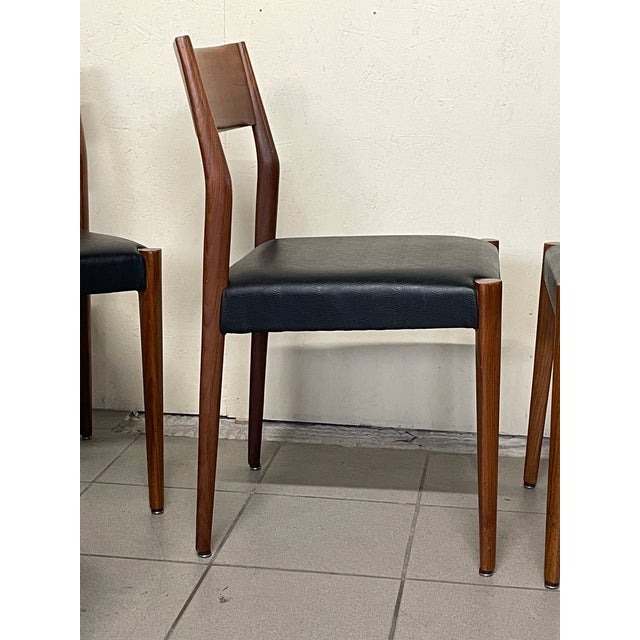 Mid-Century Modern Vintage Scandinavian Chairs, 1960s, Set of 6 For Sale - Image 3 of 18