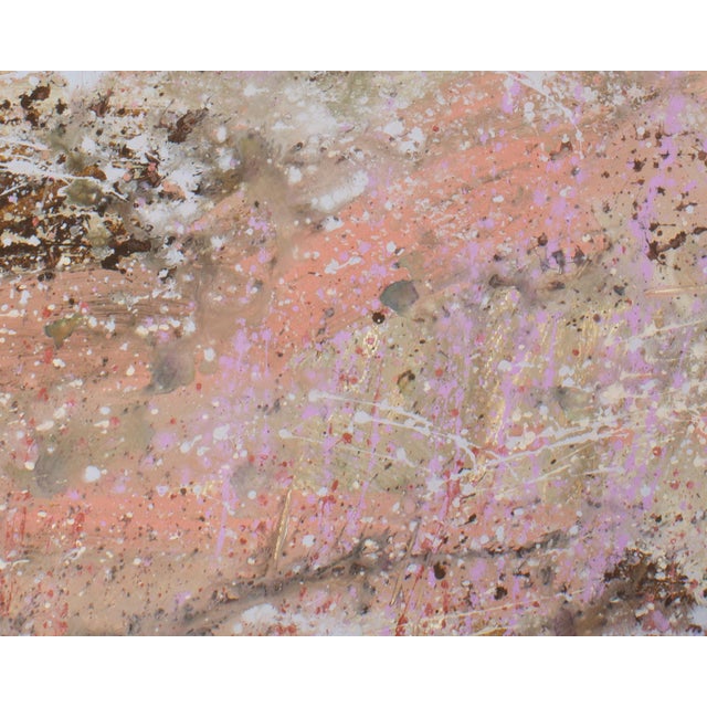 1980s 1980s Abstract Acrylic Landscape by Harry Hilson For Sale - Image 5 of 7