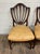 Hepplewhite Vintage Duncan Phyfe Hepplewhite Style Shield Back Dining Chairs - Set of 4 For Sale - Image 3 of 13