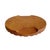Wood 1980s Round Hotplate, Textured Wood Serving Platter, Rustic Kitchenware Cottagecore Bohemian For Sale - Image 7 of 7
