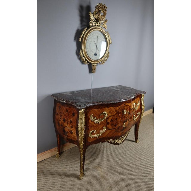 Sauté Chest of Drawers in Marquetry by Perreau For Sale - Image 11 of 15