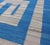 Textile Modern Kilim Rug by Keivan Woven Arts, Cobalt Blue & Gray, 8'3" X 11" For Sale - Image 7 of 12