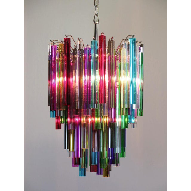 Murano Glass Chandelier, 1990s For Sale - Image 4 of 10