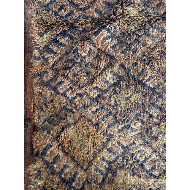 Large Vintage Moroccan Talsint Rug – Handmade Berber Wool Rug – Rare Tribal Area Rug For Sale - Image 11 of 12
