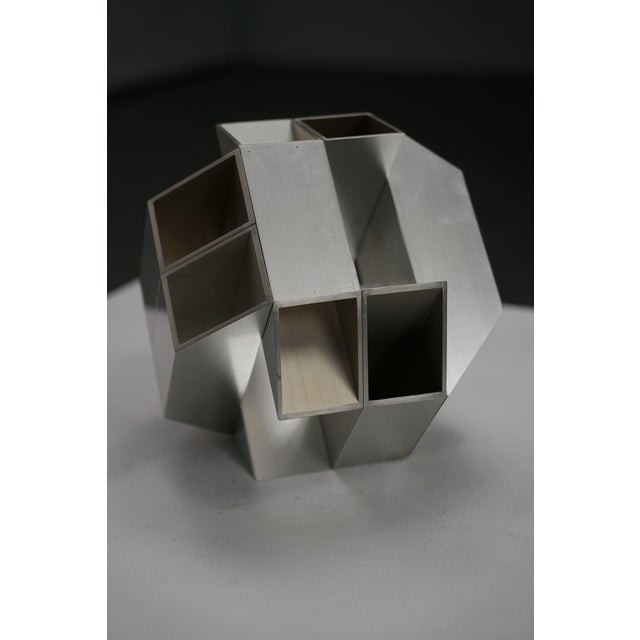 Margot Zanstra, Geometric Abstract Sculpture, 1970s, Steel For Sale - Image 9 of 15