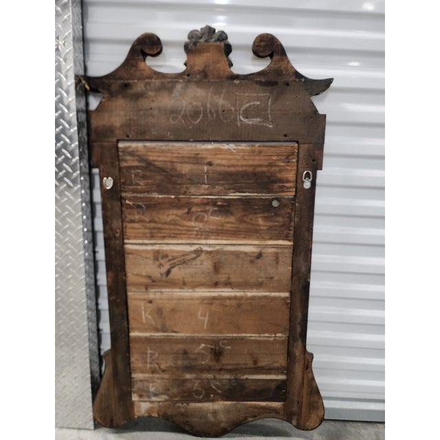 Antique Georgian Style Mahagony Giltwood Mirror For Sale - Image 16 of 16
