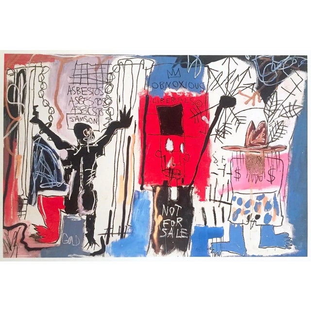 Jean Michel Basquiat Estate Fine Art Lithograph Print " Obnoxious Liberals " 1982 For Sale In Kansas City - Image 6 of 12