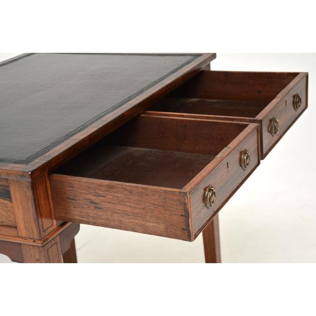 Antique Georgian Inlaid Writing Table, 1800s For Sale - Image 10 of 12