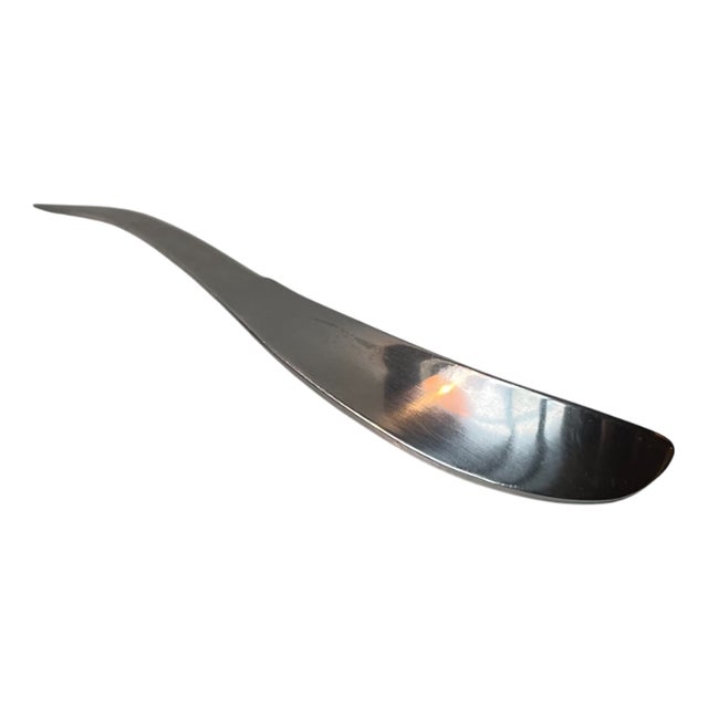 Vintage Stainless Steel Letter Opener by Allan Scharff for Georg Jensen, 1990s For Sale