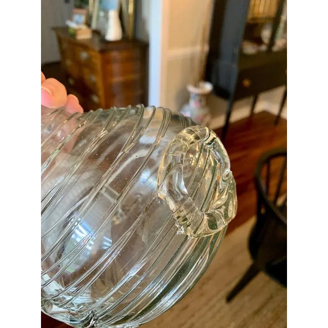 Sergio Costantini 1960s Italian Costantini Threaded Art Glass Carafe For Sale - Image 4 of 10