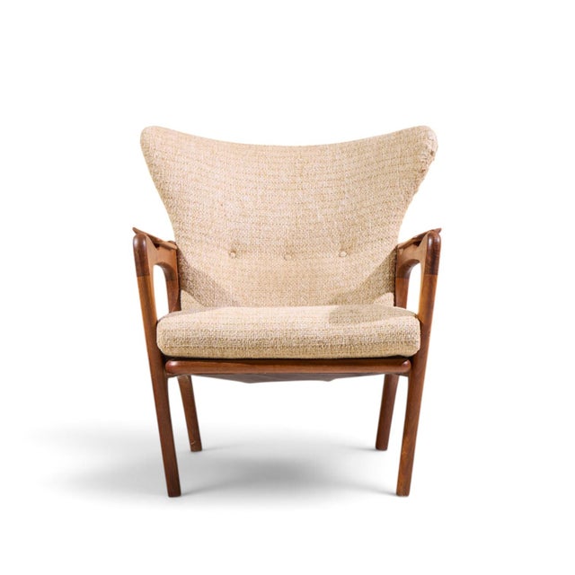 Mid 20th Century Adrian Pearsall for Craft Associates 2291-C Mid Century Walnut Lounge Chairs - Pair For Sale - Image 5 of 12