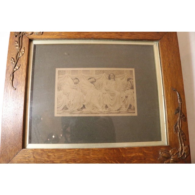 Figurative Rare Antique 1800's j.w. Matthewman Figural Ladies Hand Colored Photograph Photo For Sale - Image 3 of 12