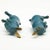 Antique 19th Century Chinese Export Blue & Gold Cloisonné Rabbits - A Pair For Sale In New York - Image 6 of 7