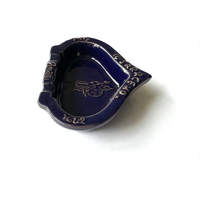 Amalfi Coast Italian Pottery Hotel Ashtray For Sale - Image 4 of 12