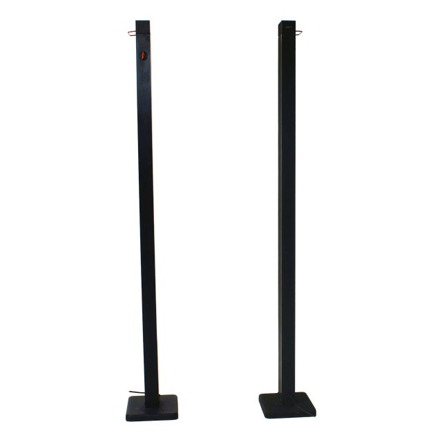 Vintage Italian Zagar Floor Lamps by Silvio Carpani for Stilnovo, 1980s, Set of 2 For Sale