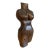 Vintage Solid Wood Modern Sculpture of a Womans Body For Sale