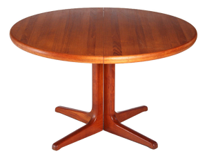 Mid-Century Modern Danish Extending Teak Dining Table from Glostrup, 1960s