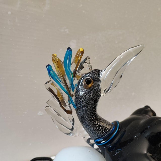 Max Hamlet, Polychrome Sculpture, 1994, Crystal For Sale - Image 3 of 18