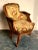 Vintage Regency Tapestry Lounge Chair For Sale - Image 4 of 6