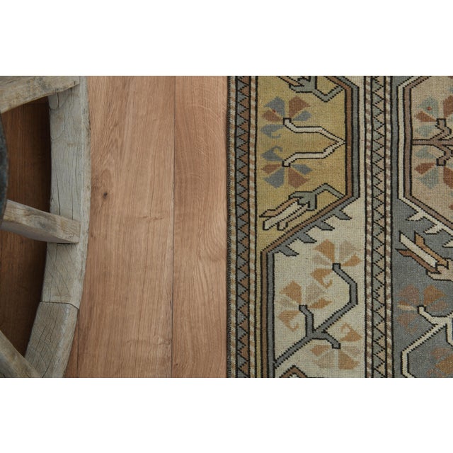 1970s Turkish Oushak Handmade Wool Cotton Brown Area Rug For Sale In San Francisco - Image 6 of 11