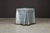 Metal Original Production John Dickinson Galvanized Steel Drape End Table, Signed For Sale - Image 7 of 12