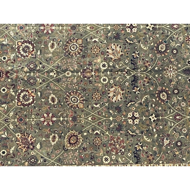 2000 - 2009 Indo Persian Tabriz , 102" X 14'2 For Sale - Image 5 of 9