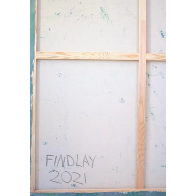 Lavender "Lavender Vine" Large Abstract Acrylic Painting by Simon Findlay For Sale - Image 8 of 8